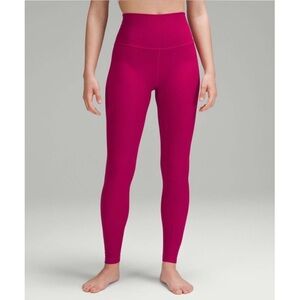 Lululemon | Align Ribbed High Rise Pant 28’ Wild Berry Size 12